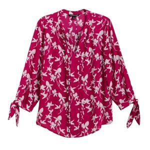 NWT 41Hawthorn womens deep red blouse XS